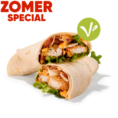 Zomer wrap vegetarisch
