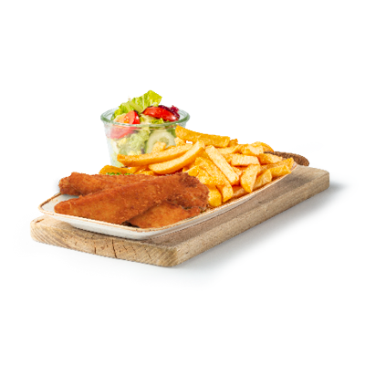 Lekkerbek kabeljauw menu