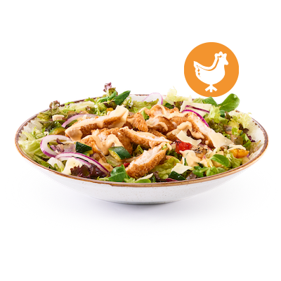 Crunchy chicken salade