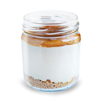 Toffee caramel zeezout mousse