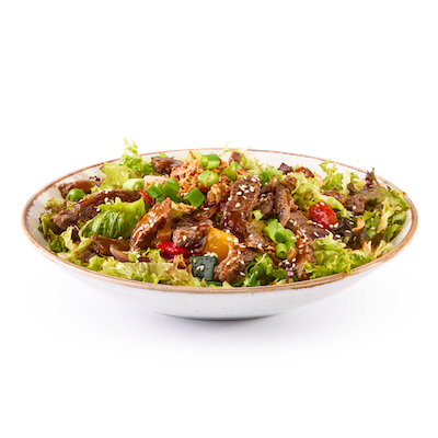 Japanse runderreepjes salade