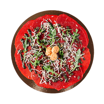 Perky pesto carpaccio XXL