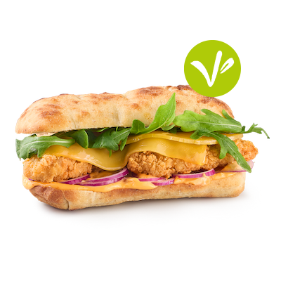 Crunchy chicken vegetarisch