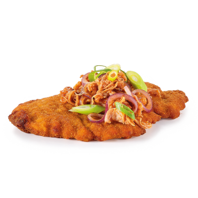 BBQ chicken varkensschnitzel