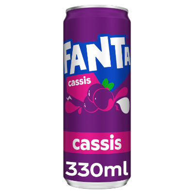 Fanta cassis blik