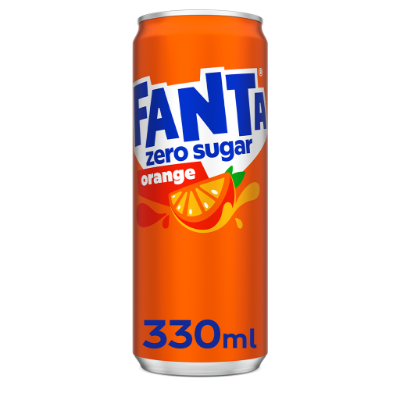 Fanta orange zero blik